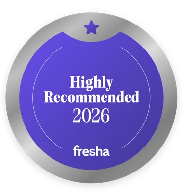 Fresha Highly Recommended 2026 award