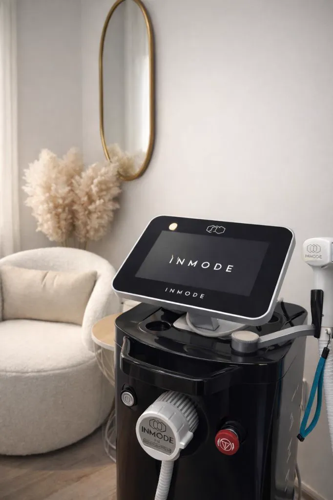 Laser hair removal machine in the Balanced Beauty treatment room